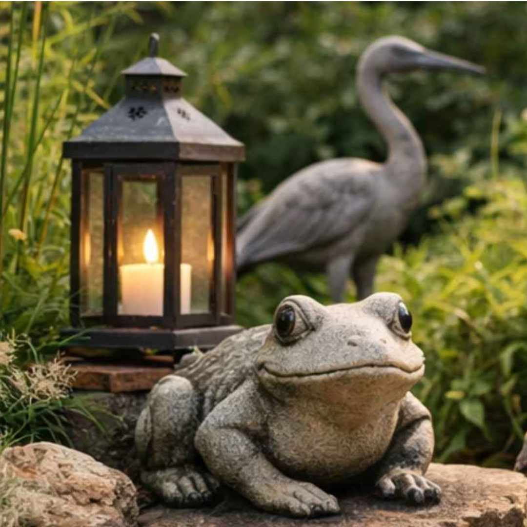 Přirozené umístění zahradní dekorace